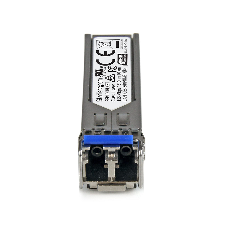 StarTech SFP100BLXST 100MbE Single Mode Fiber (SMF) Optic Transceiver - 100BASE-LX